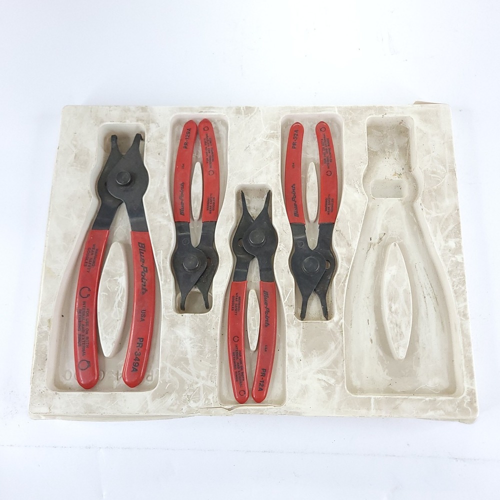 Blue-Point Snap Ring Retaining Plier Set PR-12A PR32A PR-129A PR-349A Adjustable